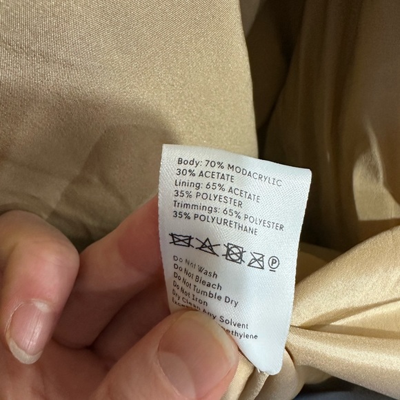 NANUSHKA (xs) NEW with tags Longline faux fur in rusty brown - Picture 14 of 14